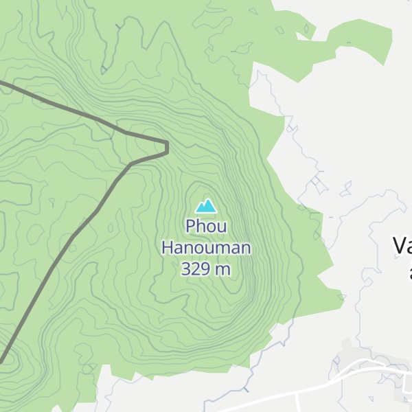 Map of Phou Hanouman