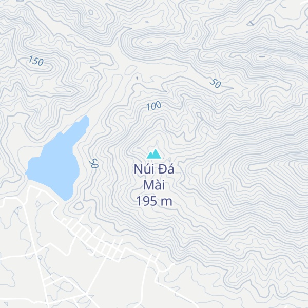 Map of Núi Đá Mài