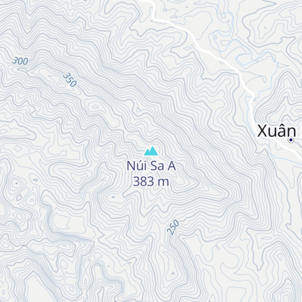 Map of Núi Sa A