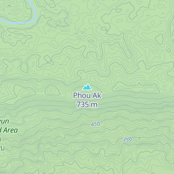 Map of Phou Ak