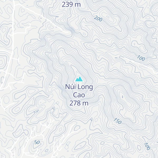Map of Núi Long Cao