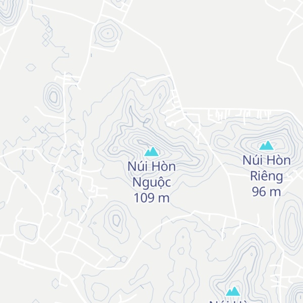 Map of Núi Hòn Nguộc
