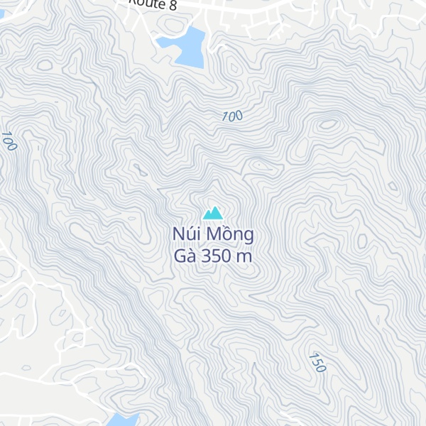 Map of Núi Mồng Gà