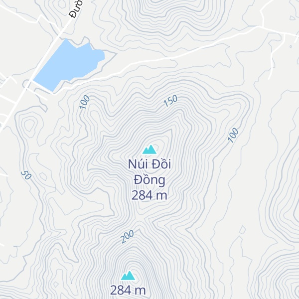 Map of Núi Đồi Đồng