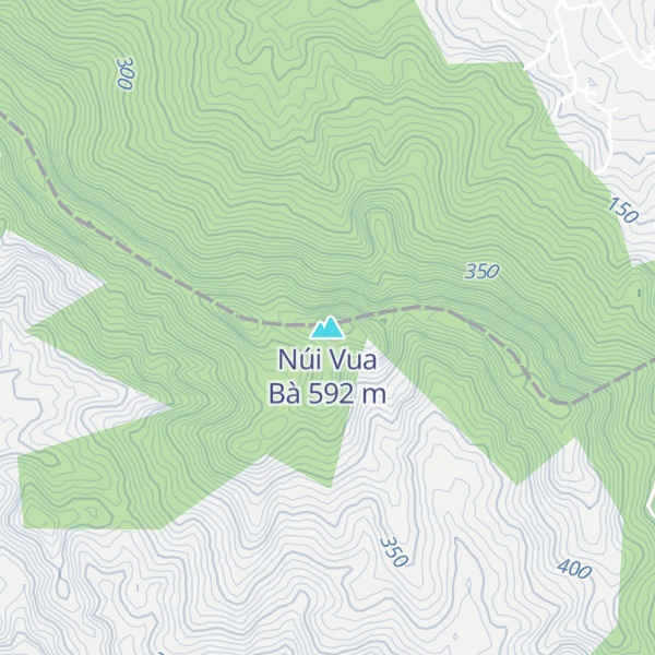 Map of Núi Vua Bà