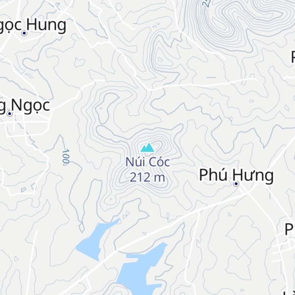 Map of Núi Cóc