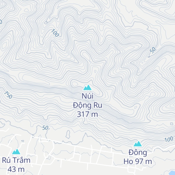 Map of Núi Động Ru