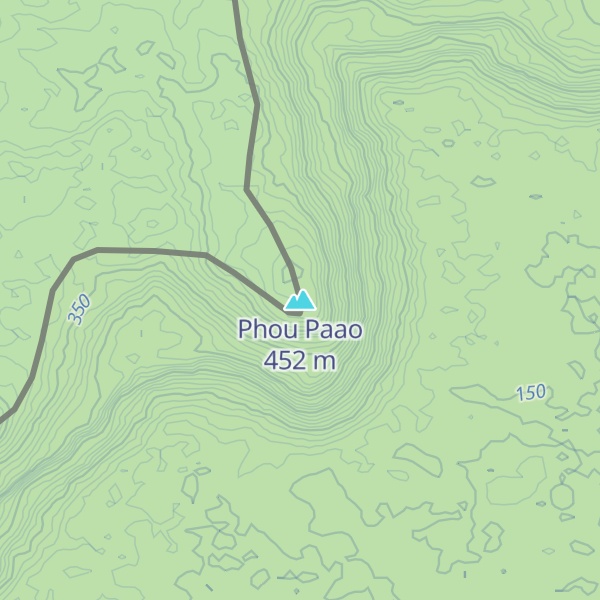 Map of Phou Paao