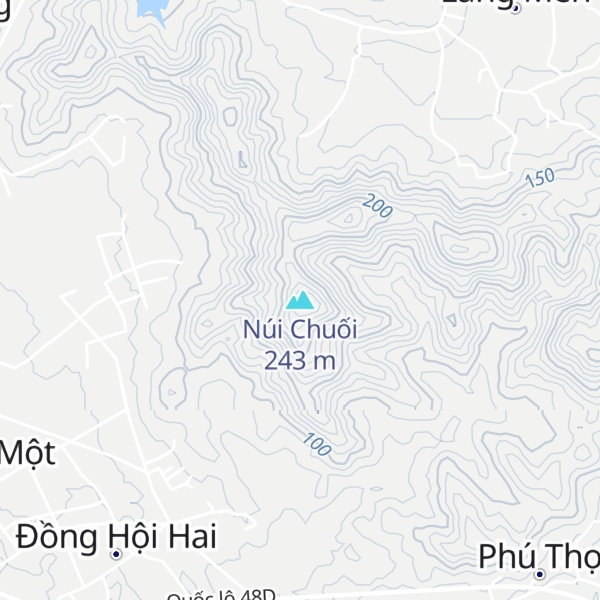 Map of Núi Chuối