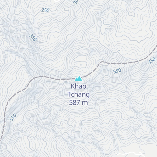 Map of Khao Tchang