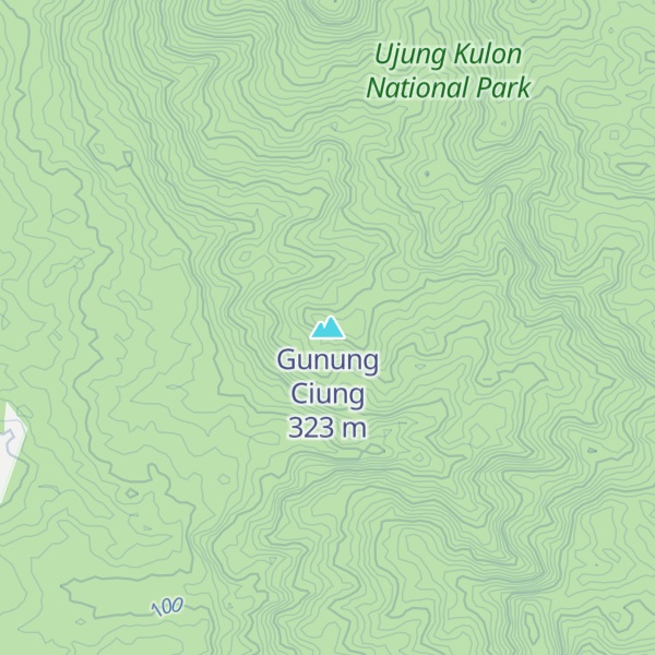 Map of Gunung Ciung