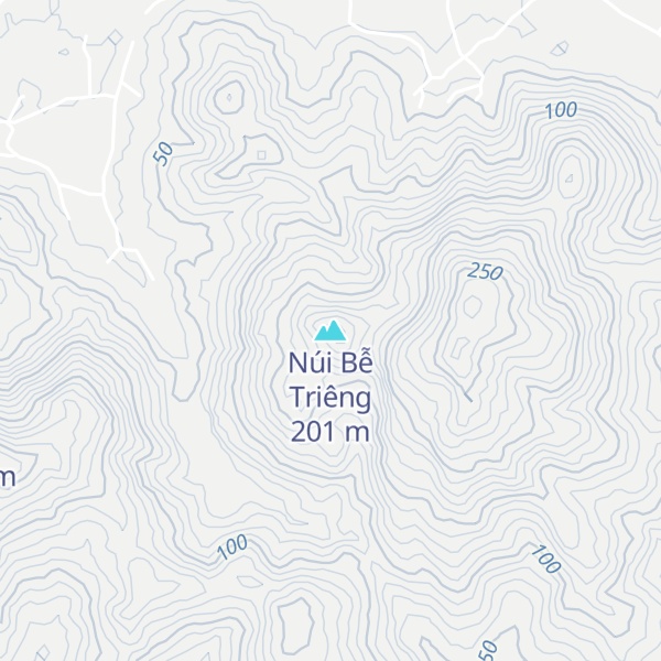 Map of Núi Bễ Triêng