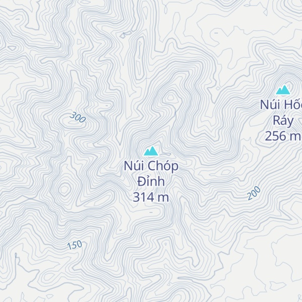 Map of Núi Chóp Đỉnh