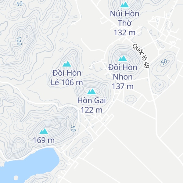 Map of Hòn Gai