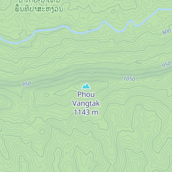 Map of Phou Vangtak