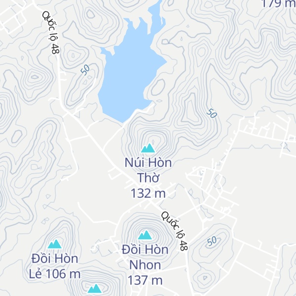Map of Núi Hòn Thờ