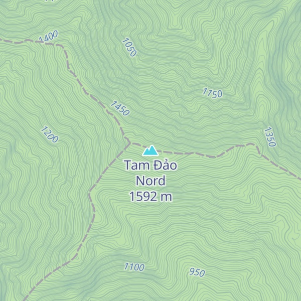 Map of Tam Đảo Nord