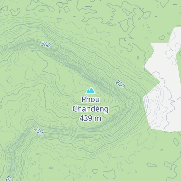 Map of Phou Chandèng