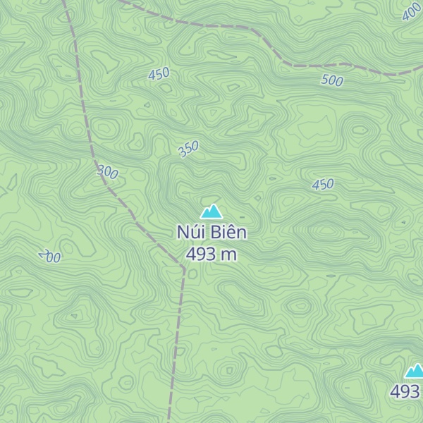 Map of Núi Biên