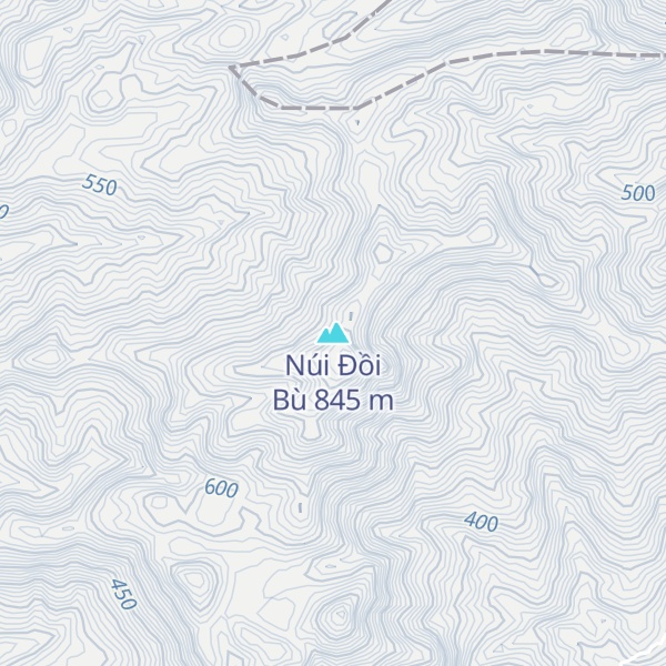 Map of Núi Đồi Bù