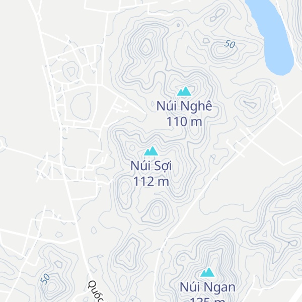 Map of Núi Sợi