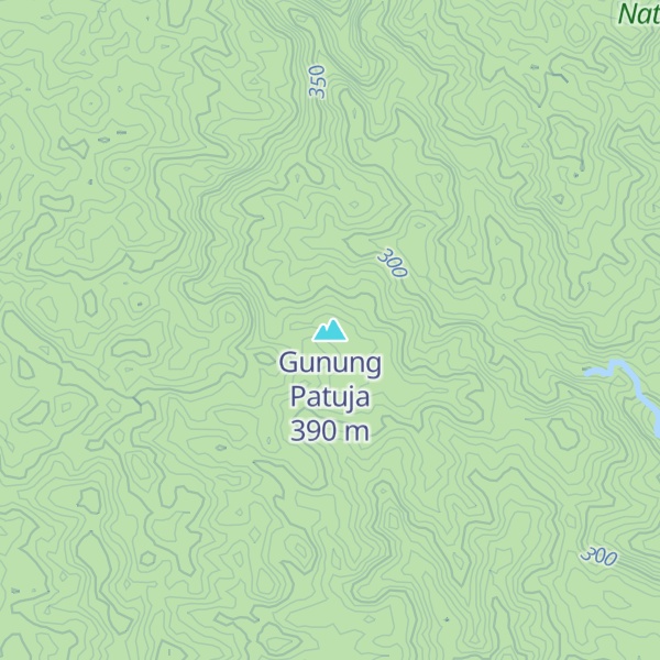 Map of Gunung Patuja