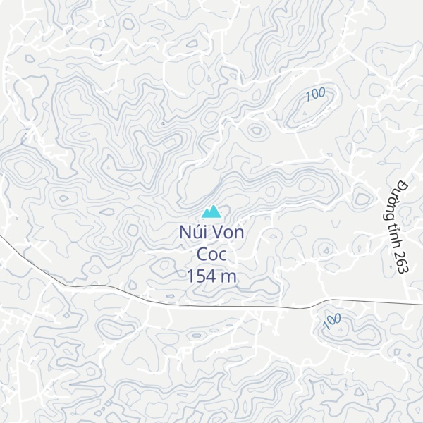Map of Núi Von Coc