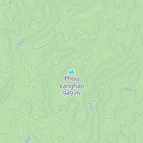 Map of Phou Vanghao