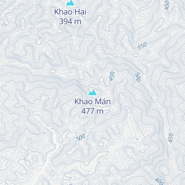 Map of Khao Mán