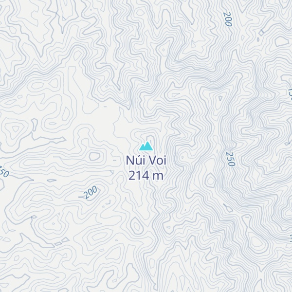 Map of Núi Voi