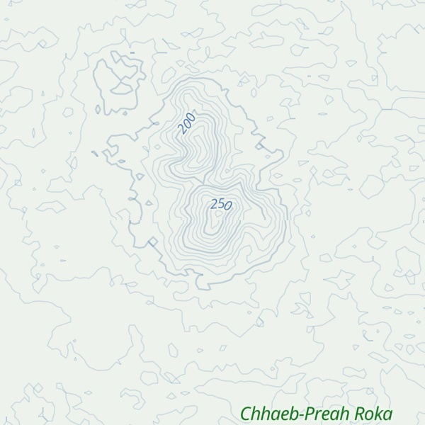 Map of Phnum Phortor