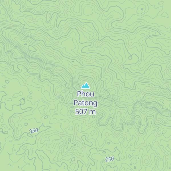 Map of Phou Patong