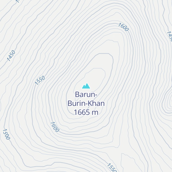 Map of Barun-Burin-Khan
