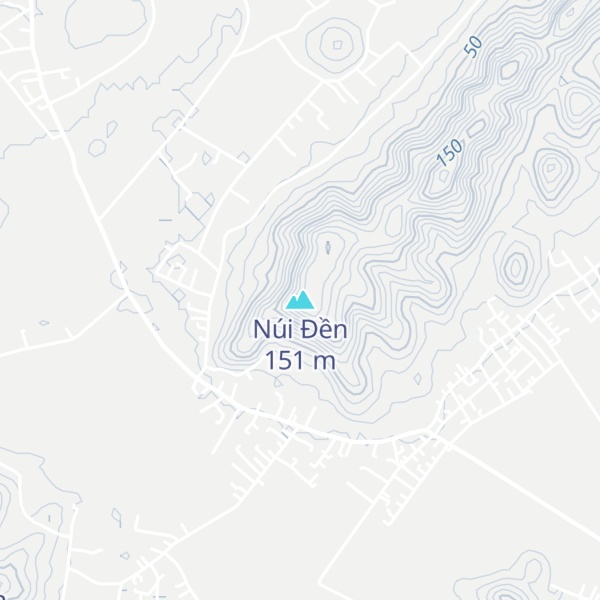 Map of Núi Đền
