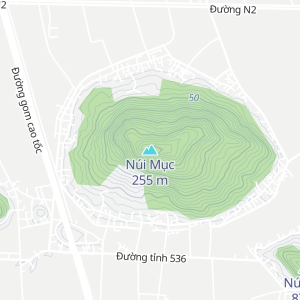 Map of Núi Mục