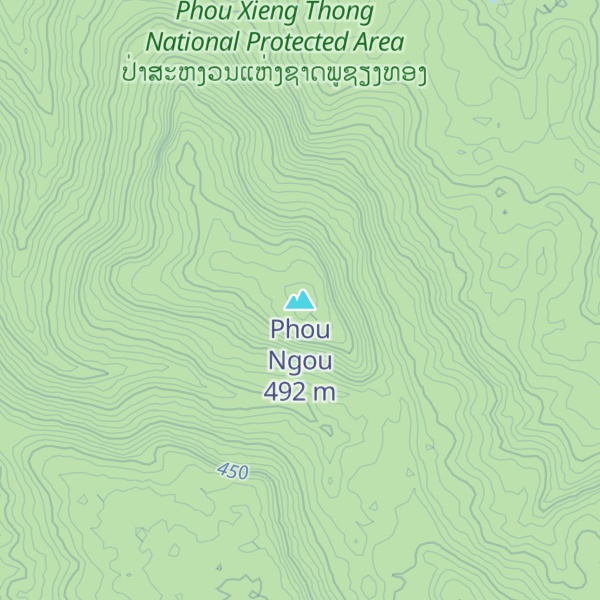 Map of Phou Ngou
