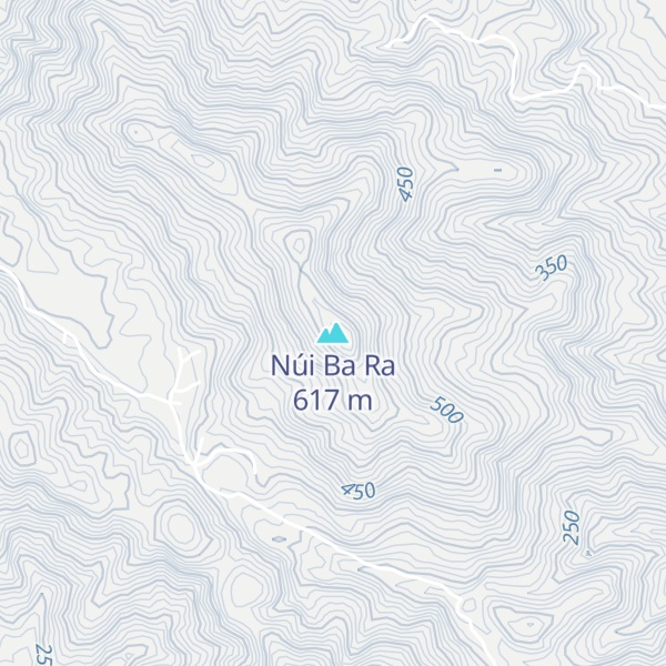 Map of Núi Ba Ra