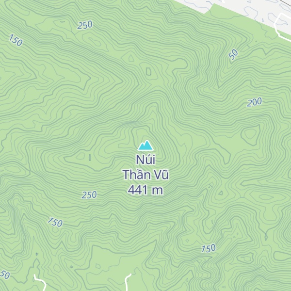 Map of Núi Thần Vũ