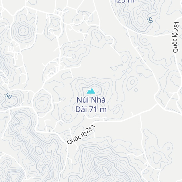 Map of Núi Nhà Dài