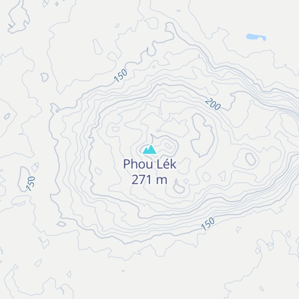 Map of Phou Lék