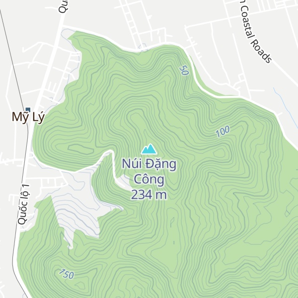 Map of Núi Đặng Công