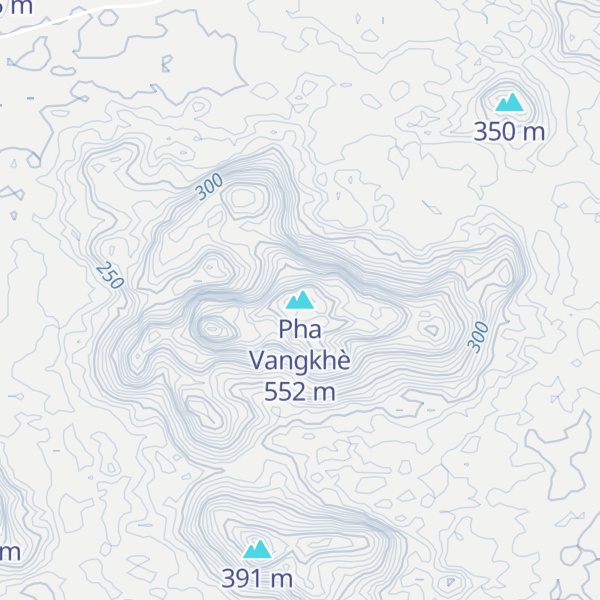 Map of Pha Vangkhè