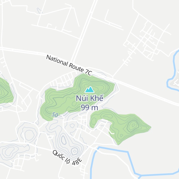 Map of Núi Khế