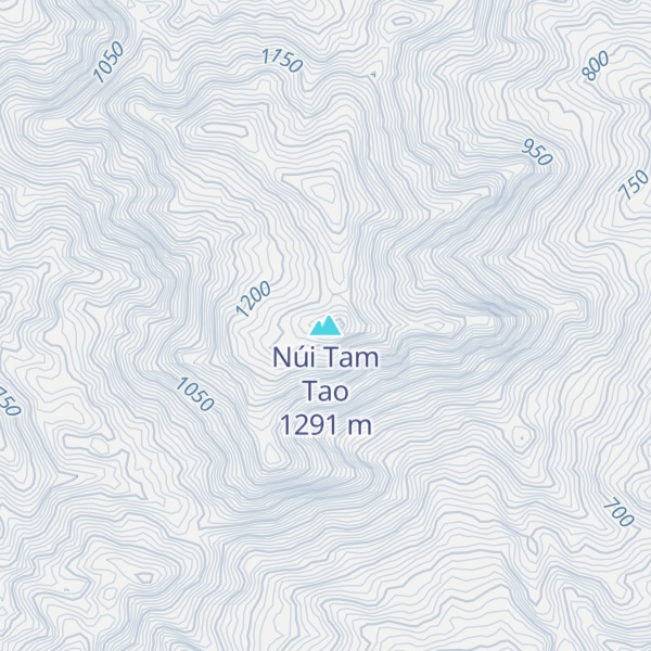 Map of Núi Tam Tao