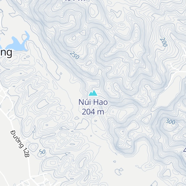 Map of Núi Hao