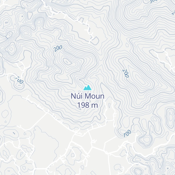 Map of Núi Moun