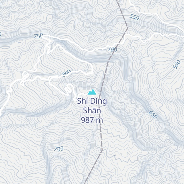 Map of Shí Dǐng Shān