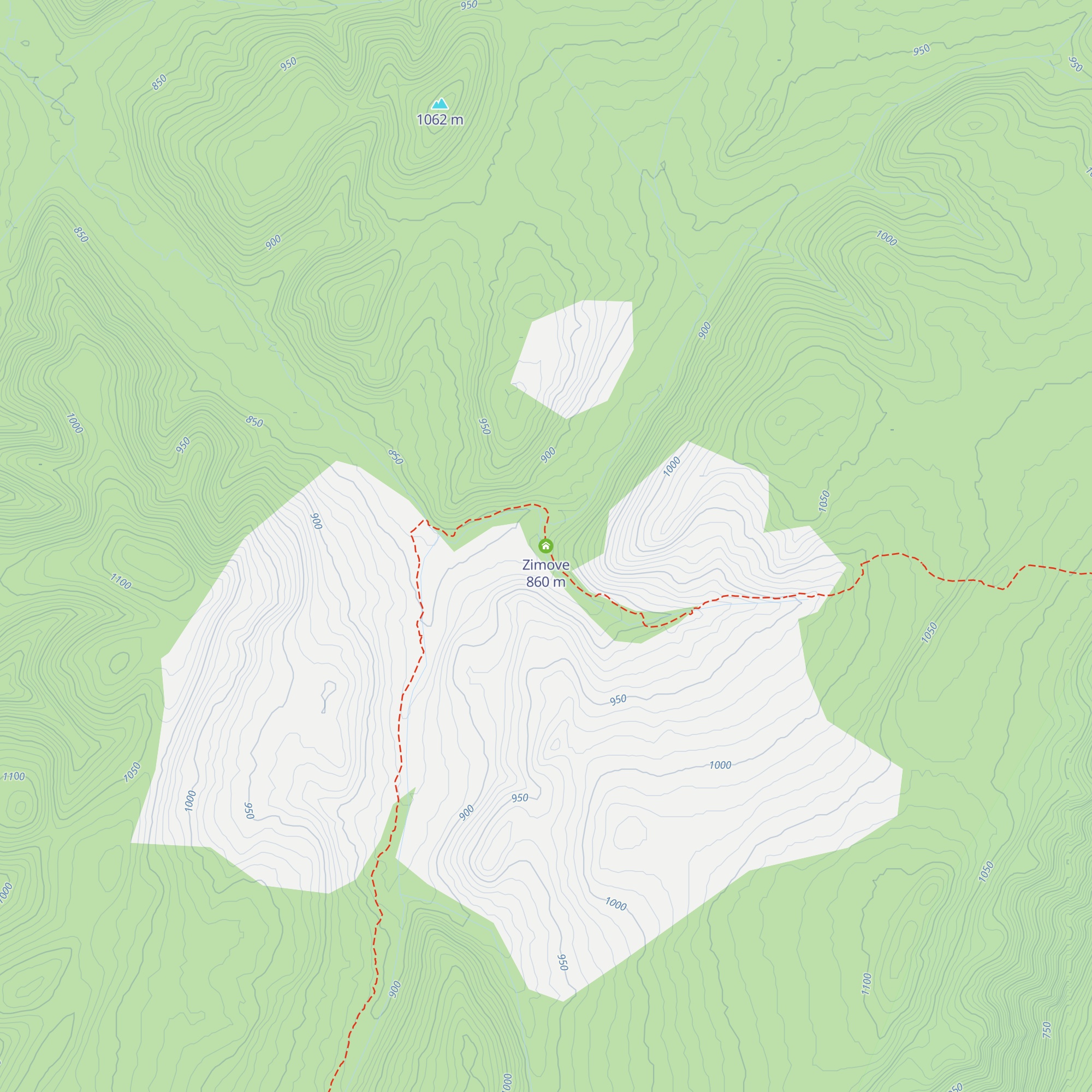 Zimove map