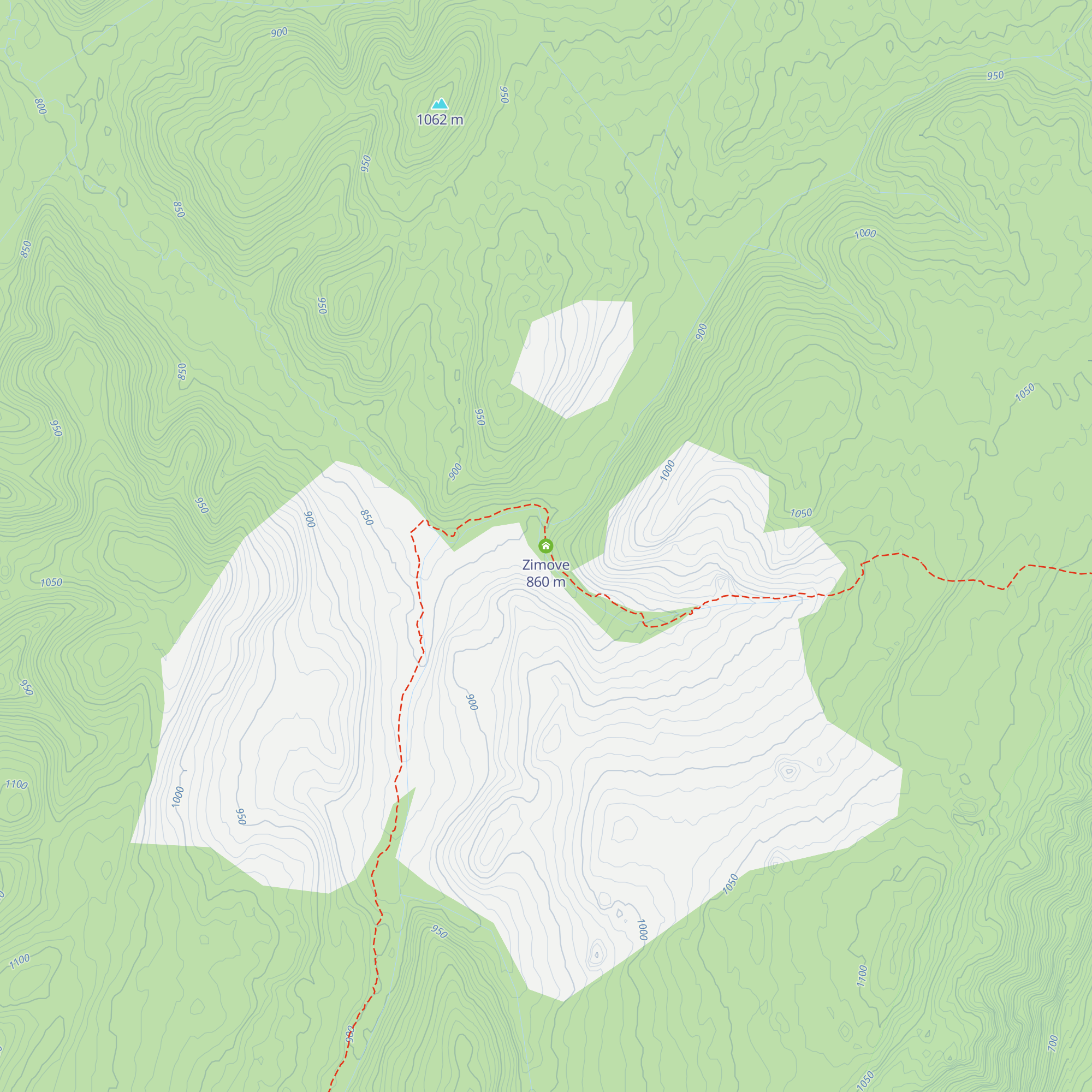 Zimove map