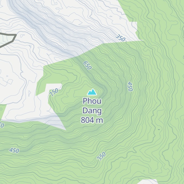Map of Phou Dang